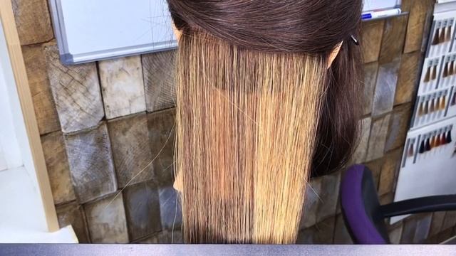 Мелирование или эйртач? В чём разница при повторной коррекции? смотреть онлайн