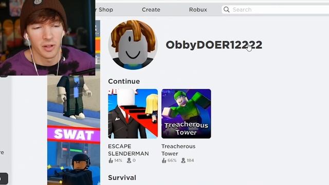 ROBLOX SLENDER HANGOUT GAMES ? смотреть онлайн