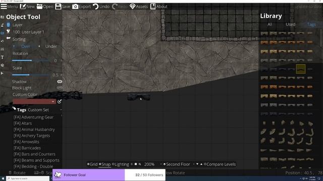 Map creation with Foundry VTT and DungeonDraft. Hill Top Fort 3 смотреть онлайн