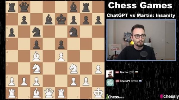 ChatGPT Vs Martin Bot: INSANE CHESS