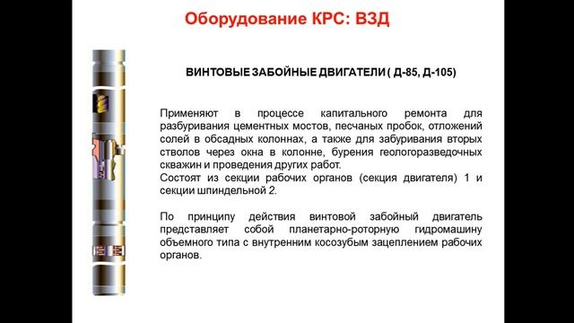 Епихин АВ Помощник бурильщика КРС. Лекция 8. Оборудование для КРС. 2020