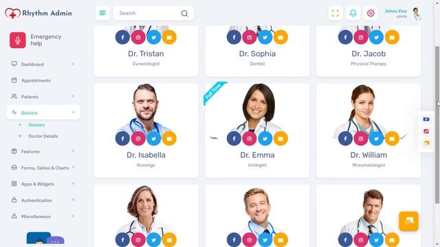 Medical Bootstrap 5 Admin Dashboard UI kit with LTR Light Theme смотреть онлайн