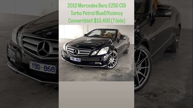 2010 Mercedes Benz E250 CGI Turbo Petrol BlueEfficiency Convertible!! #MercedesBenz #W212 #Mercedes смотреть онлайн