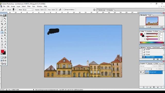Photoshop 7.0 Tutorial Part -7/Eraser, background and Magic Eraser Tool In Photoshop in Hindi смотреть онлайн