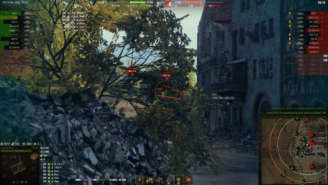 T110E5 vs Maus, E100 + Рекорд по Урону, World of Tanks смотреть онлайн