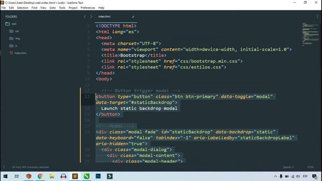 Curso Completo Bootstrap 4 | Components Modal, Clase 30 смотреть онлайн