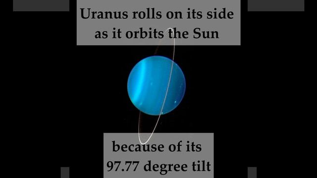 Uranus rolls on its sides!!! смотреть онлайн