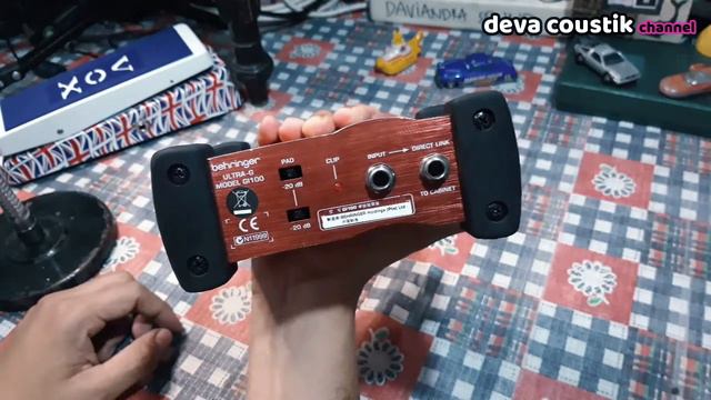 BEHRINGER ULTRA GI 100 - DIRECT BOX AKTIF TEKNOLOGI GERMAN UNTUK GUITARIS - BUILD QUALITYNYA KOKOH