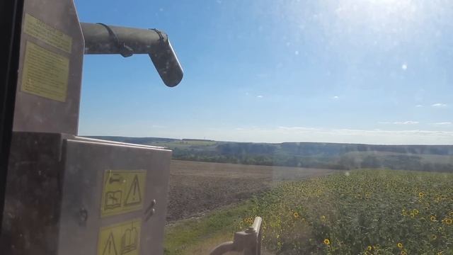 Уборка Яровой пшеницы Комбайном полесье GS12 в 2023 что сыпет? смотреть онлайн