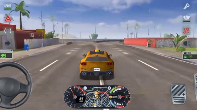 Taxi Sim 2020 | Driving Audi A81 Yellow Car in City Drive??Car Games Android iOS and mobile Gamepla смотреть онлайн