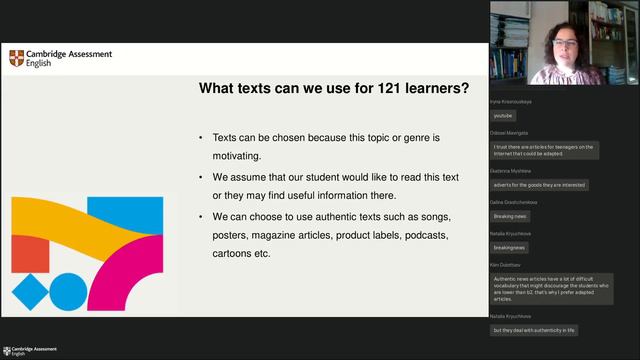 Finding and using texts to use with 121 learners. Working with teenagers. смотреть онлайн