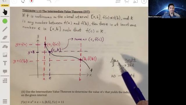 The Intermediate Value Theorem | AP Calculus AB/BC Lesson 1.4.2 смотреть онлайн