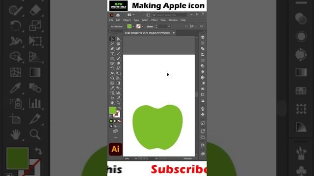 Apple icon making in Ai | how to make icon in illustrator | how to make icons in Ai | GFX Digiworld смотреть онлайн