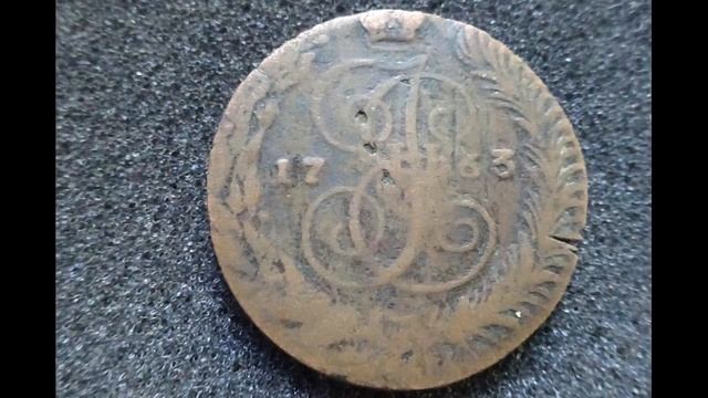 Монета Екатерины II 5 копеек 1763 Обзор и Цена монеты Пять копеек Екатерина II смотреть онлайн