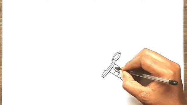 How To Draw M9 Bayonet From Counter Strike | M9 Bayonet From Counter Strike Drawing Step By Step