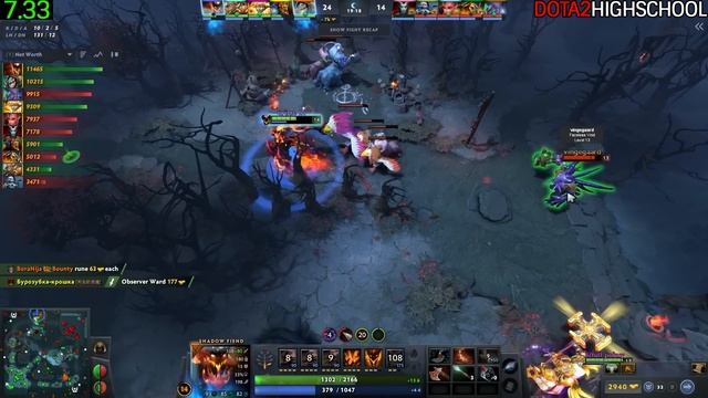 KIYOTAKA [Shadow Fiend] How to Pro Combo Requiem of Souls Dota 2 смотреть онлайн