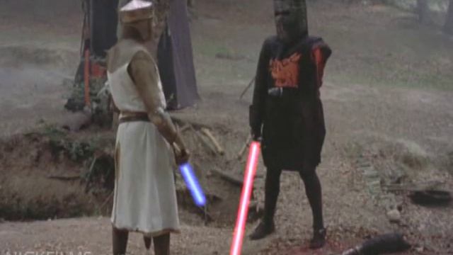 Star Wars meet Monty Python Black Knight (High Quality) смотреть онлайн