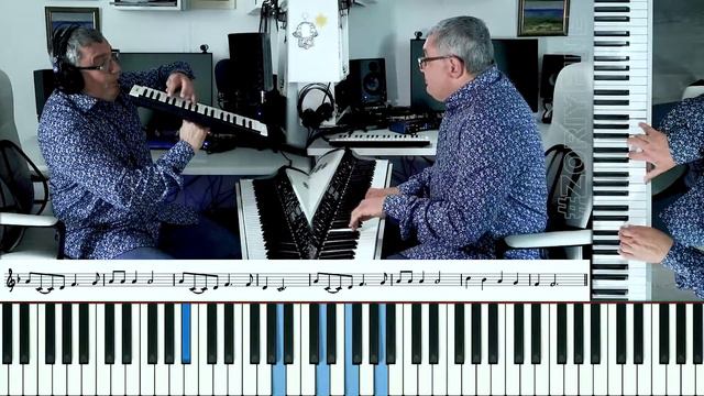 Nobody knows the trouble I've seen 🎹 Jazz Piano & Pianica Tutorial смотреть онлайн