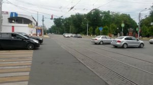Левостороннее движение трамваев на Сельмаш