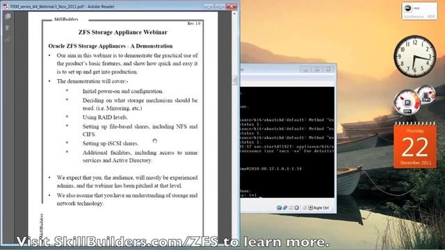 Oracle ZFS Storage Appliances - Intro to the Demos of ZFS Storage Appliances (Part 4 of 6) смотреть онлайн