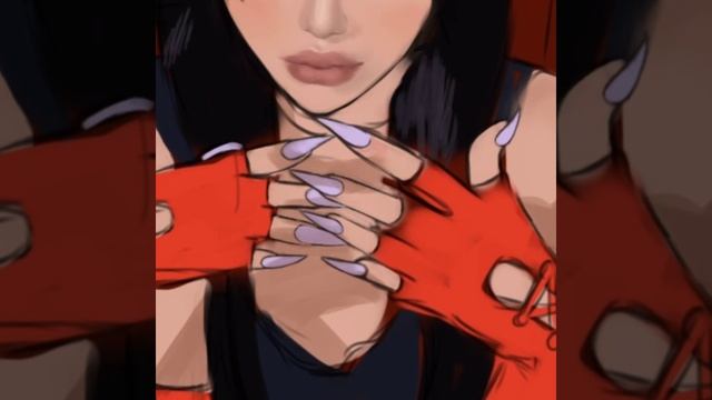 (G)I-DLE SOYEON digital art |timelapse| смотреть онлайн
