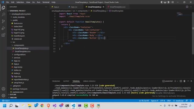 Email Application System Front End Implementation In React, .Net core Web & MySql Part 1 In Hindi смотреть онлайн