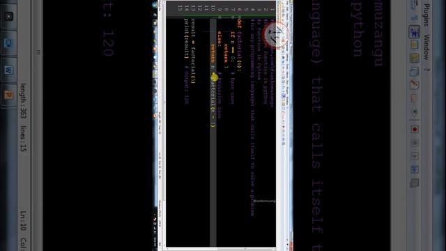 Recursive Function in Python find factorial value #recursive_function #python #pythonprogramming смотреть онлайн