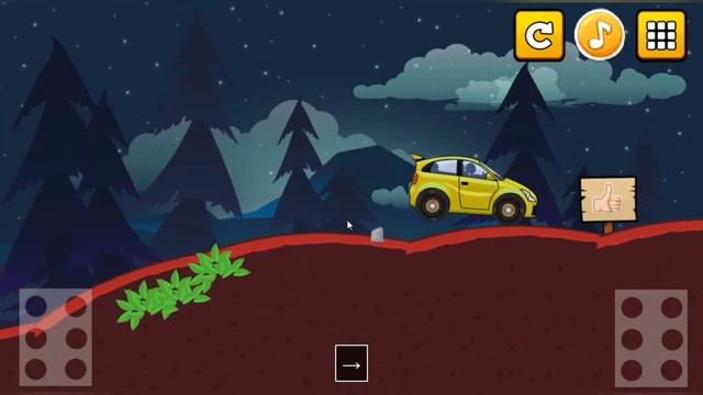 Игра онлайн # 121 По горе добраться до своей цели и набрать много монет смотреть онлайн