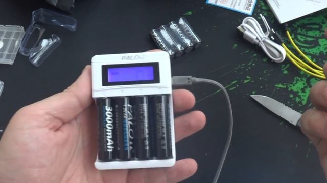 Palo зарядка для аккумуляторов от USB смотреть онлайн