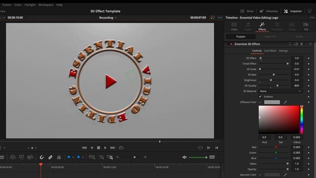 Convert Anything to 3D in DaVinci Resolve - Free Template and Fusion Tutorial смотреть онлайн