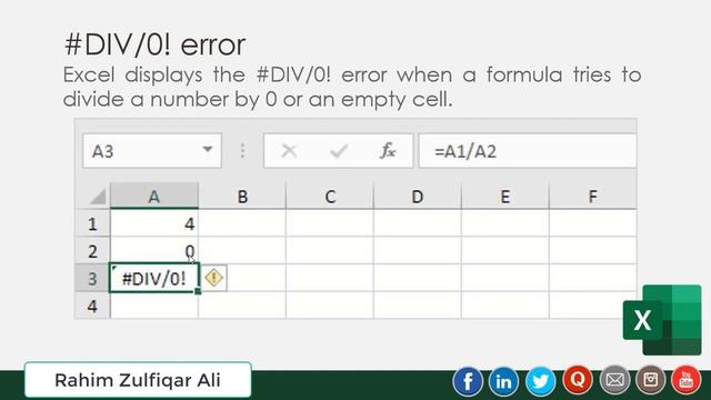 10 - Handle Formula Errors - Module B - Excel Essentials смотреть онлайн