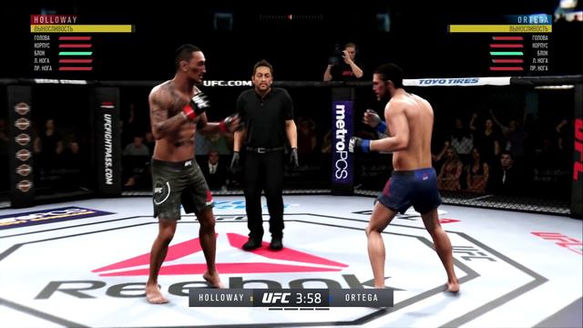 UFC 3 - Макс Холлоуэй против Брайан Ортега - Кто победил ? смотреть онлайн