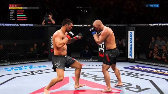 ЗРЕЛИЩНЫЙ УДАРНИК в ФИНАЛЬНОЙ БИТВЕ за ПОЯС КАРЬЕРЫ UFC 3 ТОП 100 смотреть онлайн