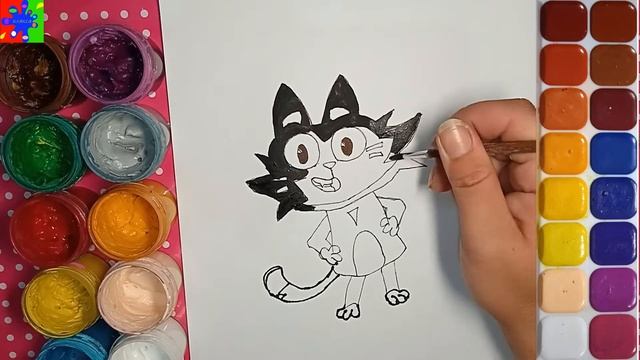 Чуч-Мяуч волшебный котик Мяуч из нового мультика. Раскраска для детей смотреть онлайн