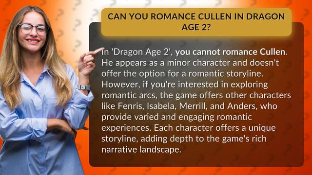 Can you romance Cullen in Dragon Age 2? смотреть онлайн
