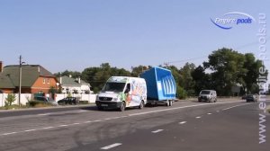 Установка композитного бассейна