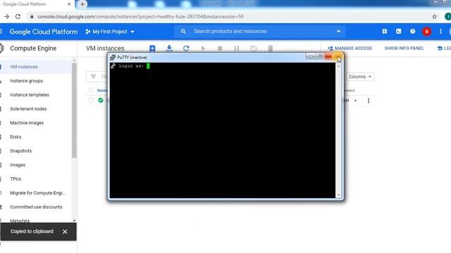 How to Connect via PuTTY to Linux VM Instance on Google Cloud Platform смотреть онлайн