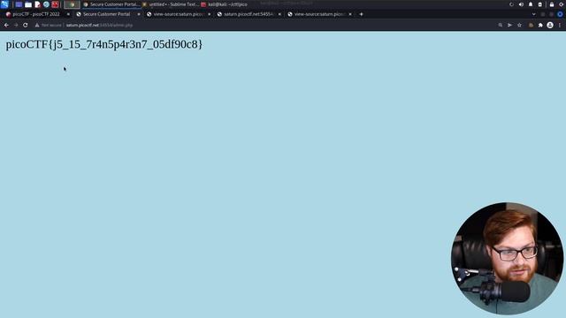 Passwords in Client-Side JavaScript (PicoCTF 2022 #14 'local-authority') смотреть онлайн
