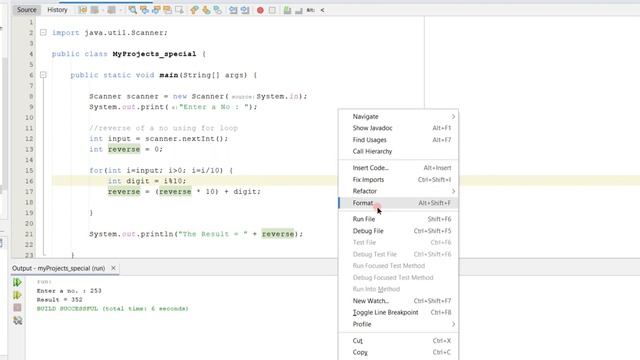 To find the Reverse of an Integer in Java | Basic Java Codes смотреть онлайн