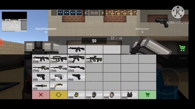 Играю в Blockpost Mobile в режим бомбы