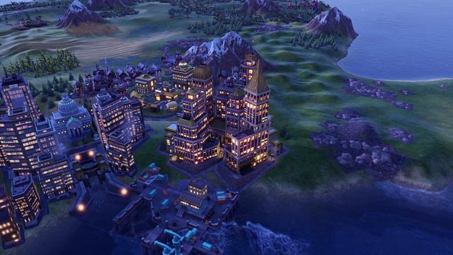 CIVILIZATION VI | Idle Animation | Financial Center смотреть онлайн