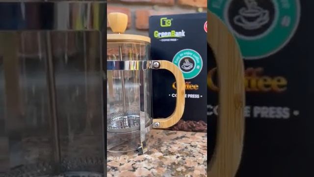 Cafetera Manual Embolo Prensa Francesa Vidrio Y Madera 600ml смотреть онлайн