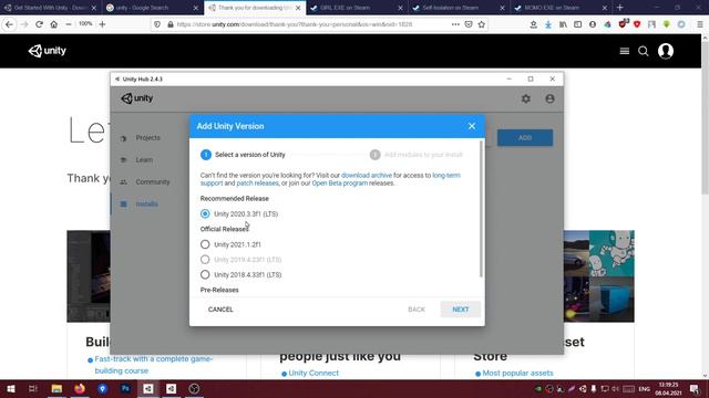Урок 0 - УСТАНОВКА UNITY смотреть онлайн