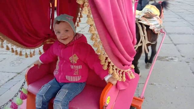 Марьяна после цирка катается в карете, 2,7 лет смотреть онлайн