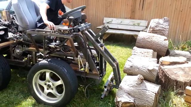 Homemade honda wheel loader part 5 смотреть онлайн