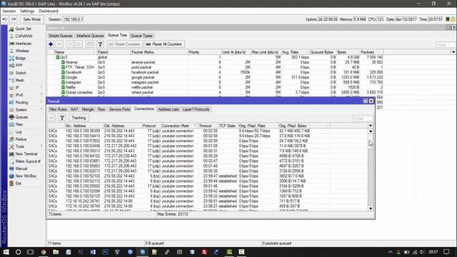 Mikrotik - Demonstração Queue Tree смотреть онлайн
