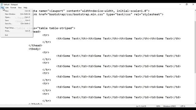 Bootstrap Table Classes - Bootstrap5 Tutorial 13