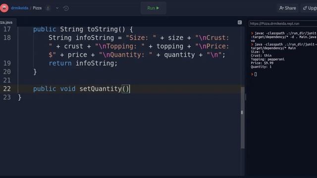Java Classes Void Functions смотреть онлайн