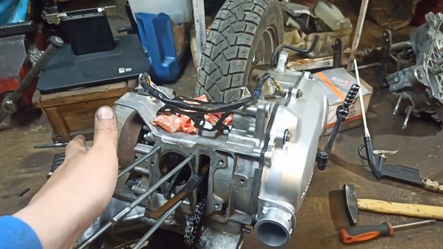 Установка пружин грм и рассуждения Honda Dio AF 62 смотреть онлайн