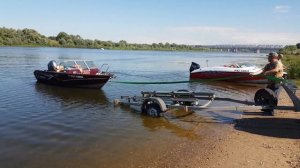 Модернизация лодочного прицепа, спуск лодки на воду